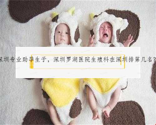 深圳专业助孕生子，深圳罗湖医院生殖科在深圳排第几名？